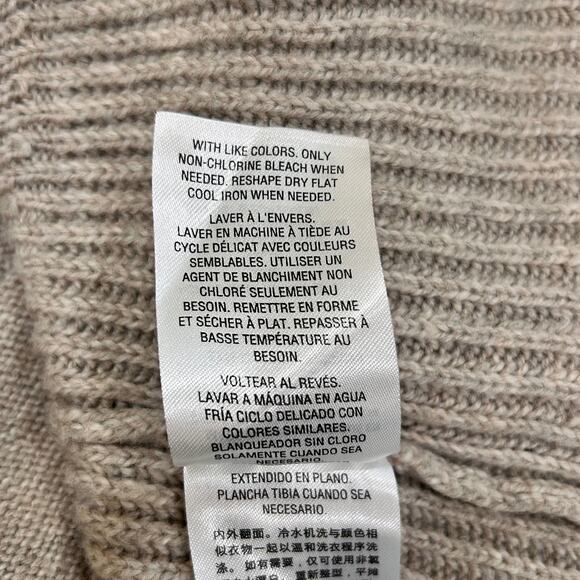 Style & Co. Beige Ribbed Ruffle Hem and Cuffs Pullover Tunic Sweater - Picture 10 of 10